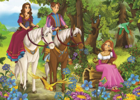Детски Пъзел Dream of the Princess 2 in 1 за 6+ години+ Години 200бр Art Puzzle