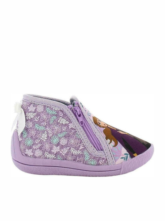 LEOMIL NV Kids Slipper Ankle Boot Lilac