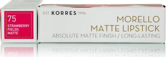 Korres Morello Κραγιόν Matte 75 Strawberry Fields 3.5gr