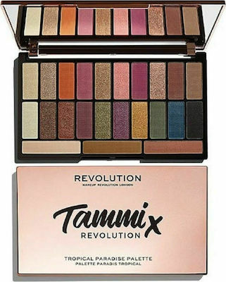 Revolution Beauty Tammi X Παλέτα με Σκιές Ματιών σε Στερεή Μορφή Tropical Paradise 22.3gr