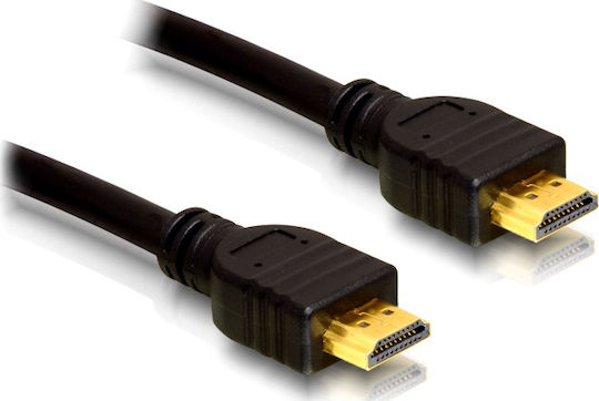 DeLock HDMI 1.4 High Speed 1080p 120Hz Cable HDMI Male - HDMI Male 0.25m Black