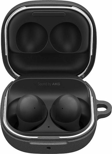 Spigen GeoFit Hülle Kunststoff mit Haken in Gray Farbe für Galaxy Buds Live / Pro