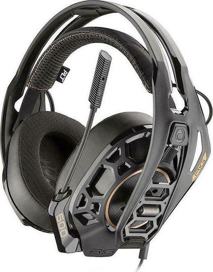 Plantronics RIG 100HX Over Ear Gaming Headset με σύνδεση 3.5mm Γκρι