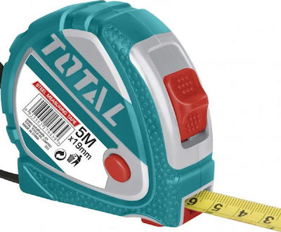 Total Tape Measure with Auto-Rewind 25mm x 5m