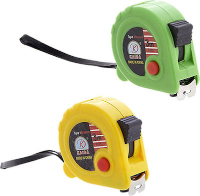 Tape Measure with Auto-Rewind 3m