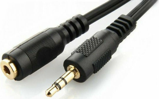 Cablexpert Καλώδιο Ήχου 3.5mm male - 3.5mm female Μαύρο 1.5m CCA-423