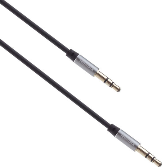 Remax Καλώδιο Ήχου 3.5mm male - 3.5mm male Λευκό 1m με Επίχρυσους Ακροδέκτες L100W