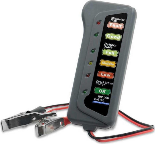 CNBJ 802 Ψηφιακό Battery Tester με Κροκοδειλάκια
