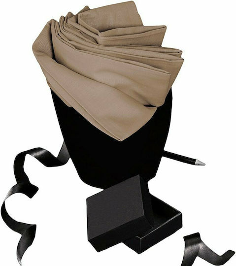 Melinen Cearșaf Single cu Elastic 100x200+30cm. Urban Mocha
