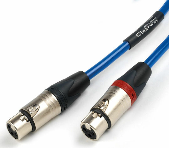 Chord Clearway Interconnect Analog Cablu XLR de sex masculin - XLR de sex feminin Albastru 1.5m