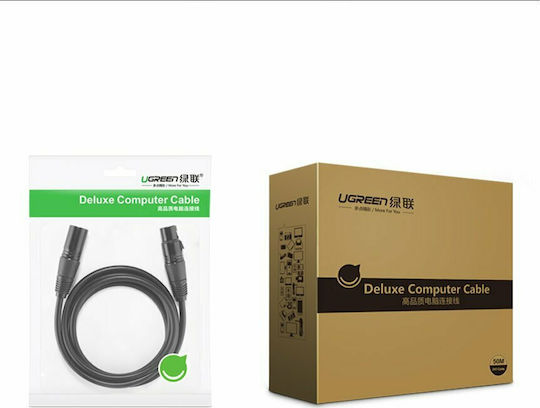 Ugreen AV130 XLR male to XLR female 5m Cable (20712)