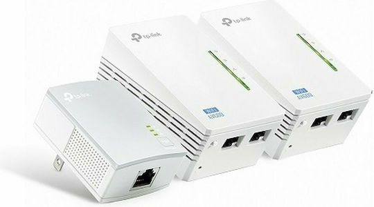 TP-LINK TL-WPA4220T KIT v5 Powerline Triple Wi‑Fi 4 and 2 Ethernet Ports