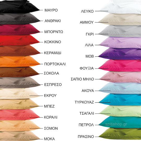 SB Home Delos Σεντόνι Μονό με Λάστιχο 100x200+30εκ. Τυρκουάζ