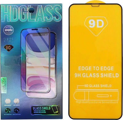 Idol 1991 9D Full Glue Full Face Tempered Glass Black (iPhone X / XS/ 11 Pro)