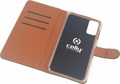 Celly Wally Book Δερματίνης Μαύρο (iPhone 13 Pro)