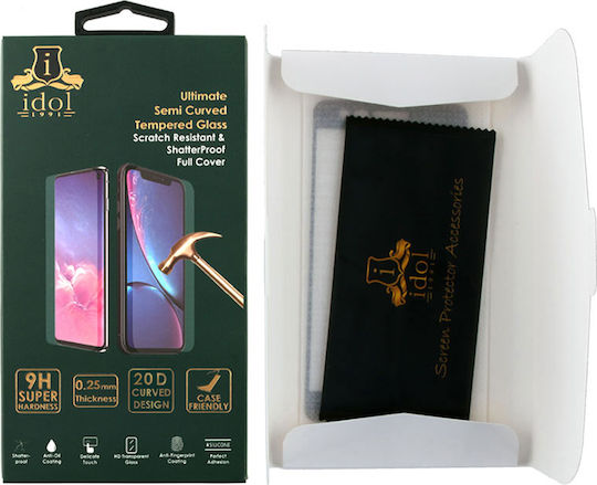 Idol 1991 20D Full Face Tempered Glass White (iPhone 6 / 6S Plus)