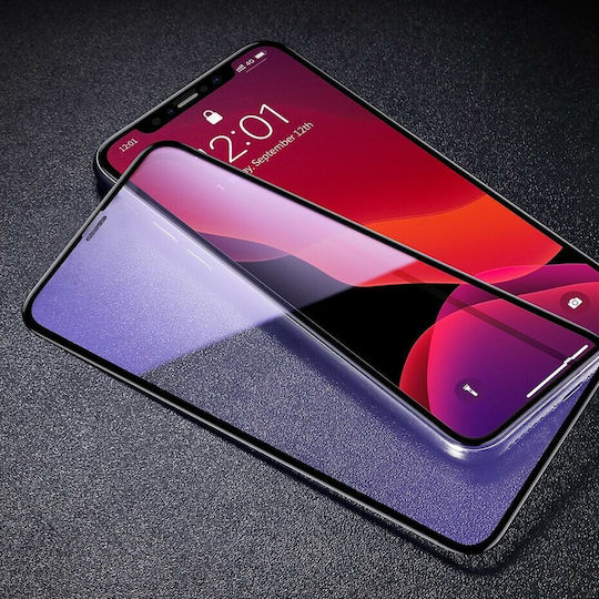 Baseus Vollflächig gehärtetes Glas 2Stück (iPhone 11 Pro Max)