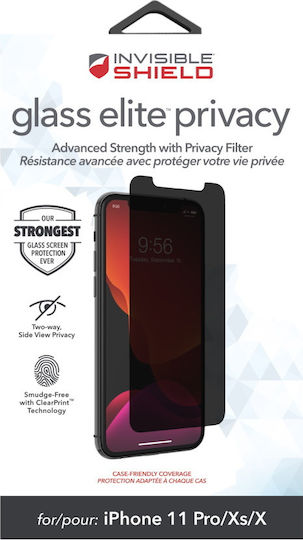 Zagg InvisibleShield Privacy Full Face Tempered Glass (iPhone 11 Pro / X / XS)