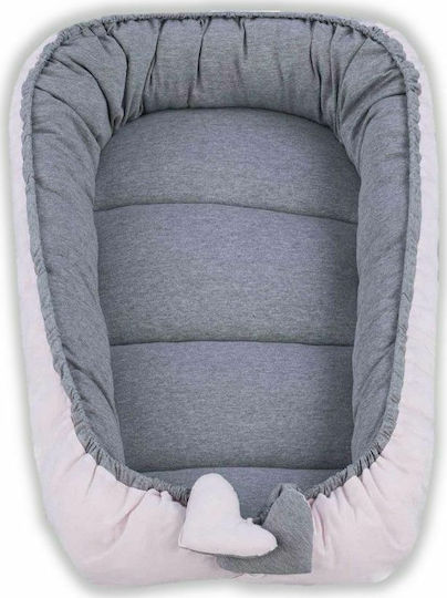 Tuttolina Cocoon Baby Nest Grey-Pink