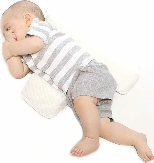 Greco Strom Baby- und Kinderkissen Anti-Roll Weiß 53x13cm