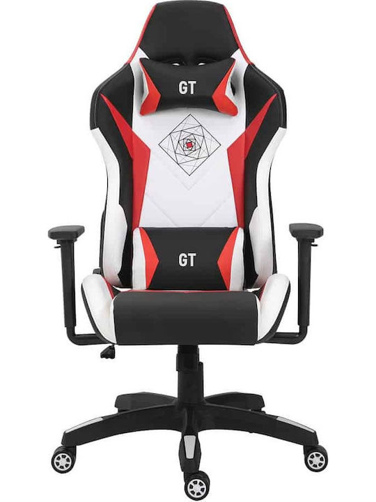 Varossi Brenda Καρέκλα Gaming Δερματίνης με Ρυθμιζόμενα Μπράτσα Μαύρο/Κόκκινο