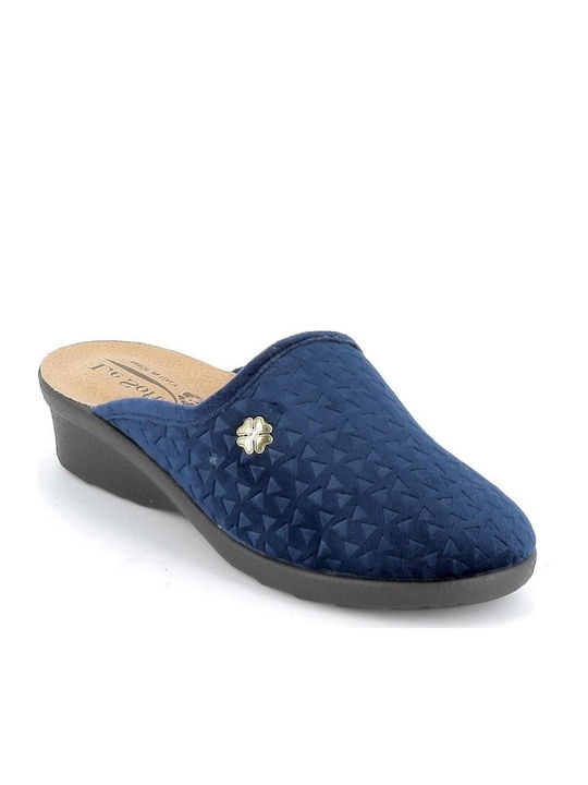 B-Soft 30020 Women's Slipper In Blue Colour