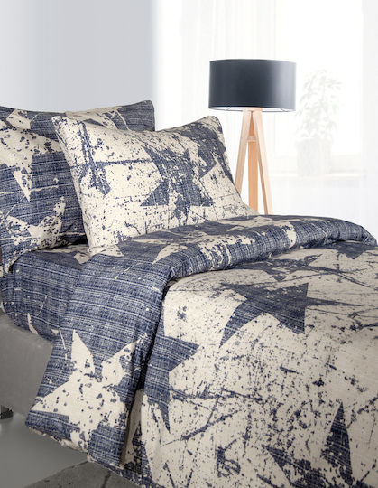 Saint Clair Kids Sheets Set Galaxy Blue 160x250cm Saint Clair Kids Sheets Set Galaxy Blue 160x250cm