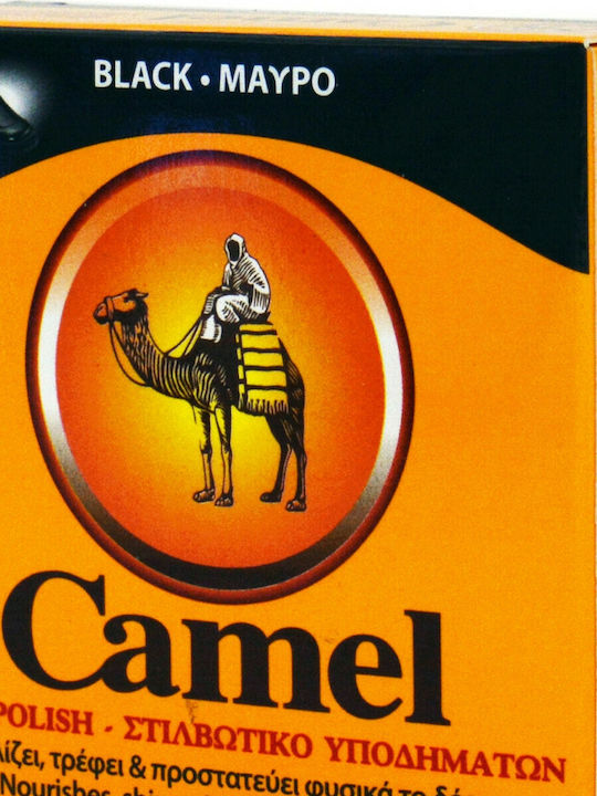 Camel Βαφή για Δερμάτινα Παπούτσια Μαύρο 40ml