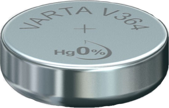 Varta V364 Μπαταρία Silver Oxide Ρολογιών SR60 1.55V 1τμχ
