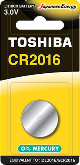 Toshiba Cp-5c Baterie Litiu pentru ceasuri CR2016 3V 1buc