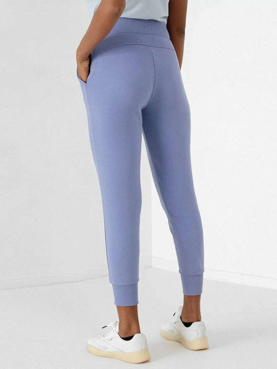 4F Damen-Sweatpants Jogger Hellblau