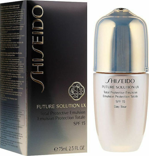 Shiseido Future Solution LX Γαλάκτωμα Προσώπου Ημέρας με SPF15 για Ενυδάτωση & Αντιγήρανση 75ml
