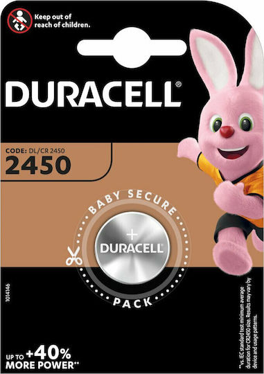 Duracell Electronics Batterie Lithium für Uhren CR2450 3V 1Stück