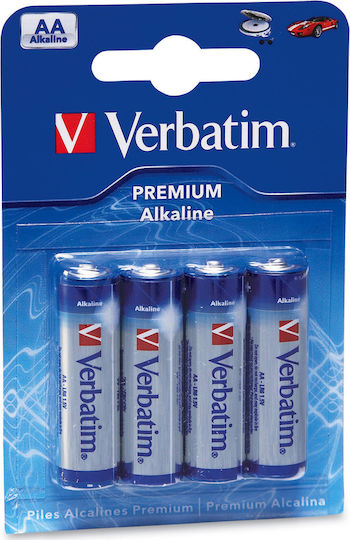 Verbatim Baterii Alcaline AA 1.5V 4buc
