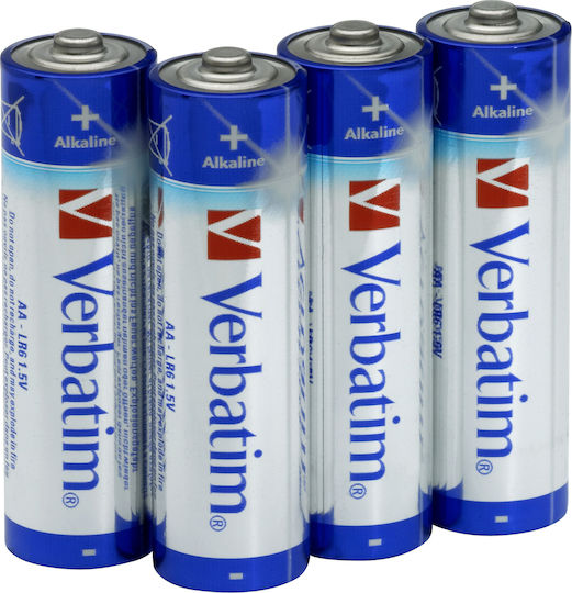 Verbatim Baterii Alcaline AA 1.5V 4buc