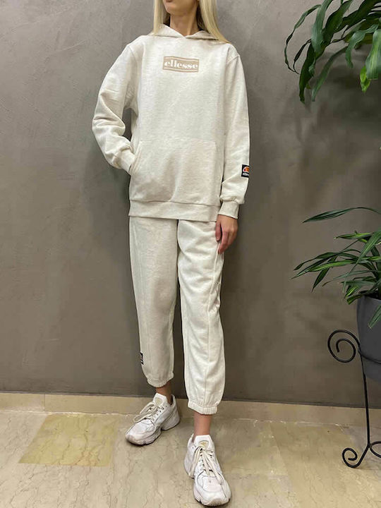 Hanli Oh Women's Sweatshirt Hooded Beige