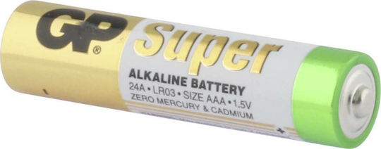 GP Batteries Super Αλκαλικές Μπαταρίες AAA 1.5V 8τμχ
