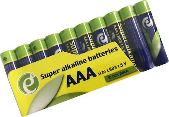 Energenie Super Αλκαλικές Μπαταρίες AAA 1.5V 10τμχ