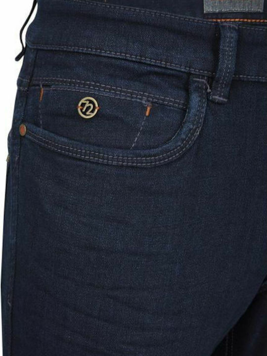 Herren Jeanshosen Slim Fit Marineblaue