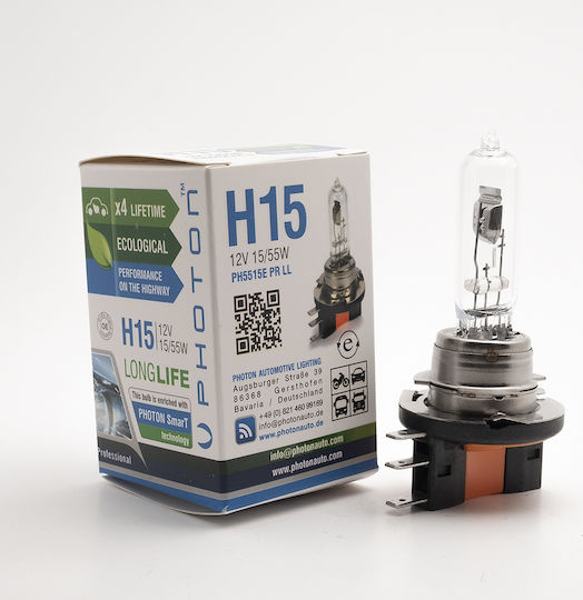 Photon Лампи Автомобила H15 Халогенни 12V 55W 1бр