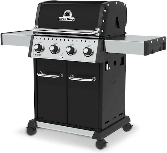 Broil King Baron 420 Gasgrill Gusseisen Rost 65.2cmx44.4cmcm mit 4 cm 11.4kW