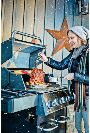 Broil King Baron 420 Gasgrill Gusseisen Rost 65.2cmx44.4cmcm mit 4 cm 11.4kW