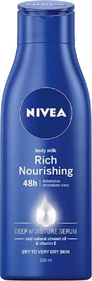 Nivea Rich Nourishing Feuchtigkeitsspendende Lotion Körper für trockene Haut 250ml