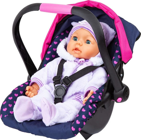 Bayer Design Baby Doll Accessories Car Seat Unicorn 37 cm (Various Designs) 1pc