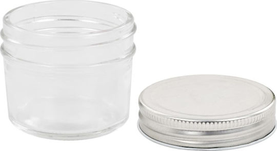 vidaXL Βαζάκι Γυάλινο με Καπάκι 110ml (24τμχ)