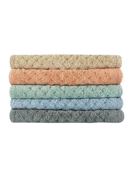 Das Home Bath Mat Cotton 0546 420760900546 Light Blue 60x90cm