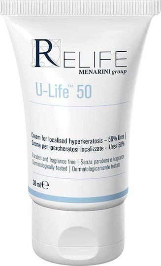 Relife U-Life 50 Cream Body Regeneration with Urea for Dry/Very Dry Skin 30ml