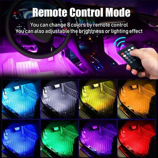 GloboStar Interior Decorative Car Lighting System 12V RGB