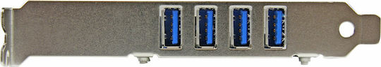 StarTech Κάρτα PCIe σε 4 θύρες USB 3.0