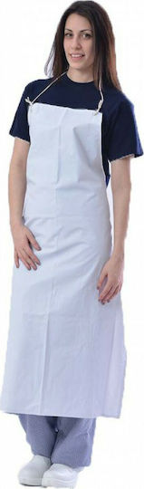 Axon Apron Full Body PVC White